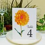Wedding Table Card, Floral Table Card, Wedding..